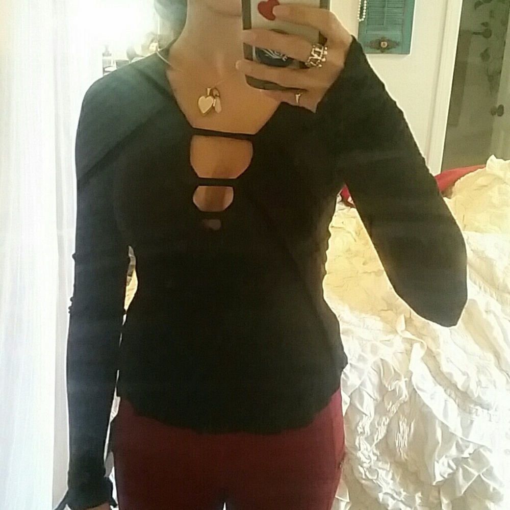 Free People Intimately long sleeve shirt EUC